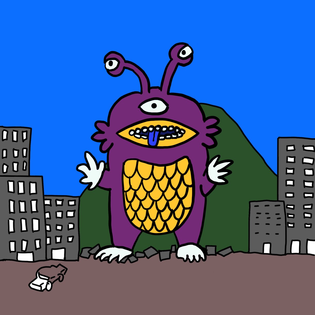 ポップでちょっと変なキャラクター描きます 世界に一つのキモカワキャラクター イメージ6