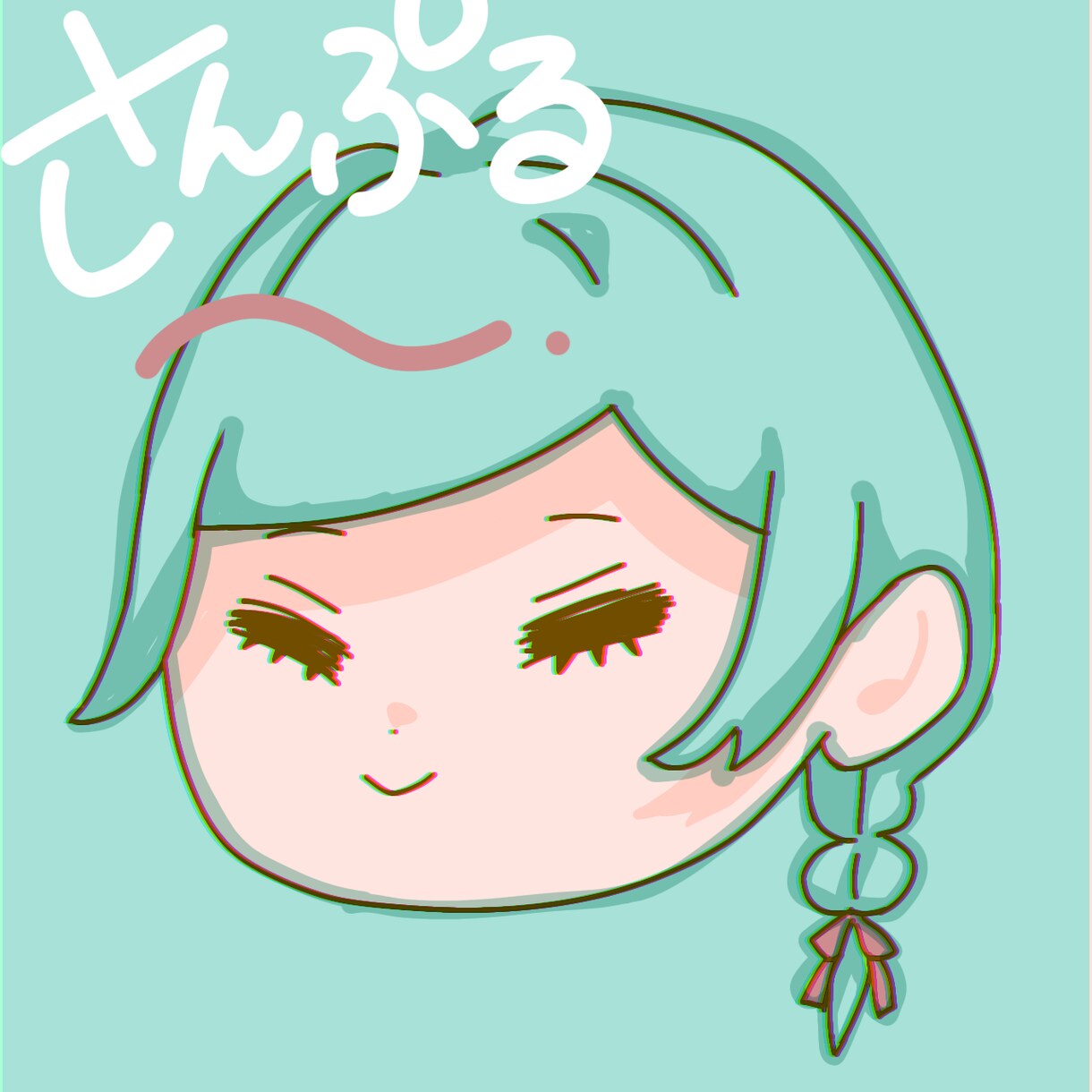 ころんとした似顔絵アイコン描きます ゆるくて丸い。あなた専用アイコンを早く、安くお届けします イメージ5