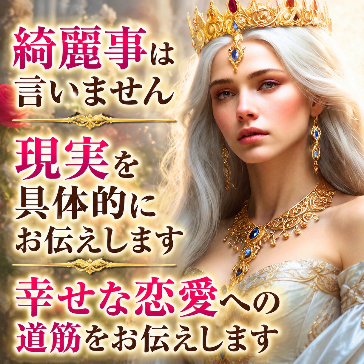 恋愛の悩みを終わりにする鑑定をします 占いジプシー卒業｜ハッピーな恋愛に導く イメージ2