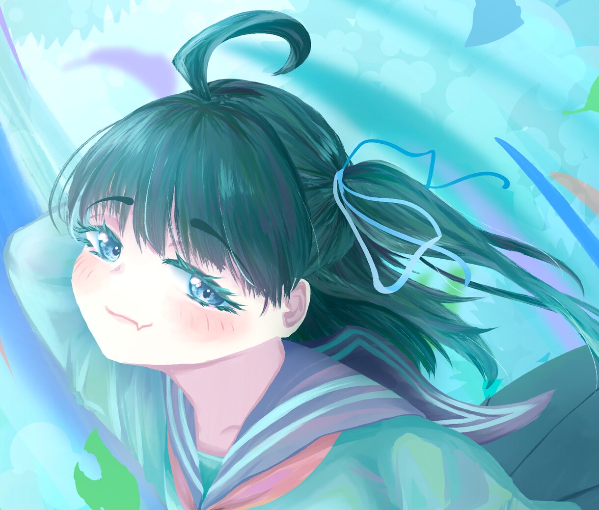 特別料金！光にこだわった1枚絵イラスト制作します CG・動画サムネイルなどインパクトが求められる場面で イメージ1