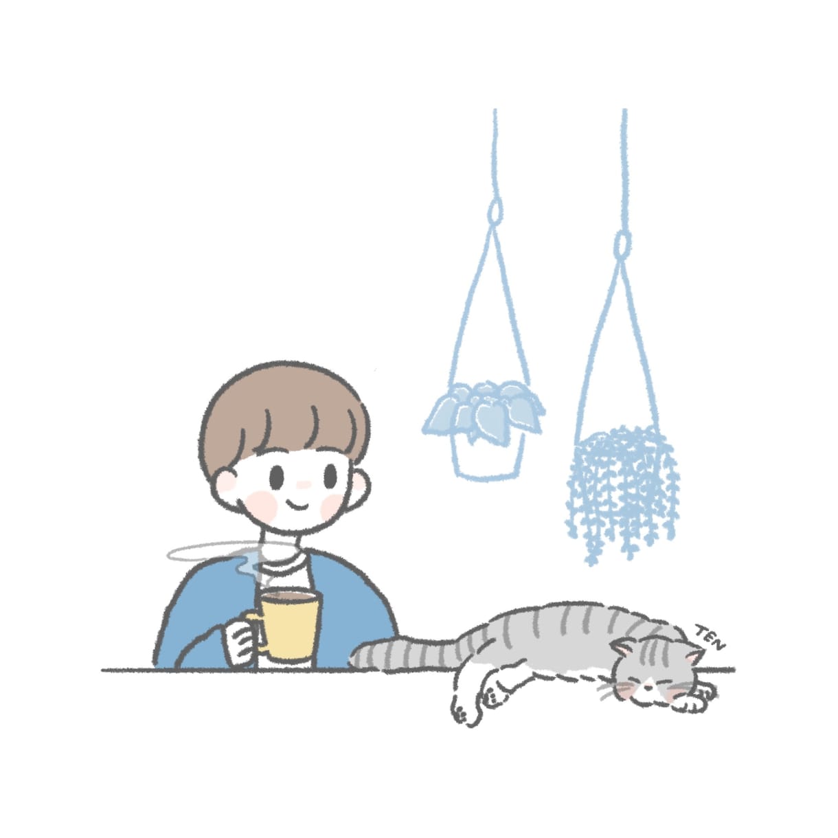 即対応!商用利用◎ゆるかわいいイラストを描きます イメージからイラストにします。挿絵やサムネ等に イメージ5