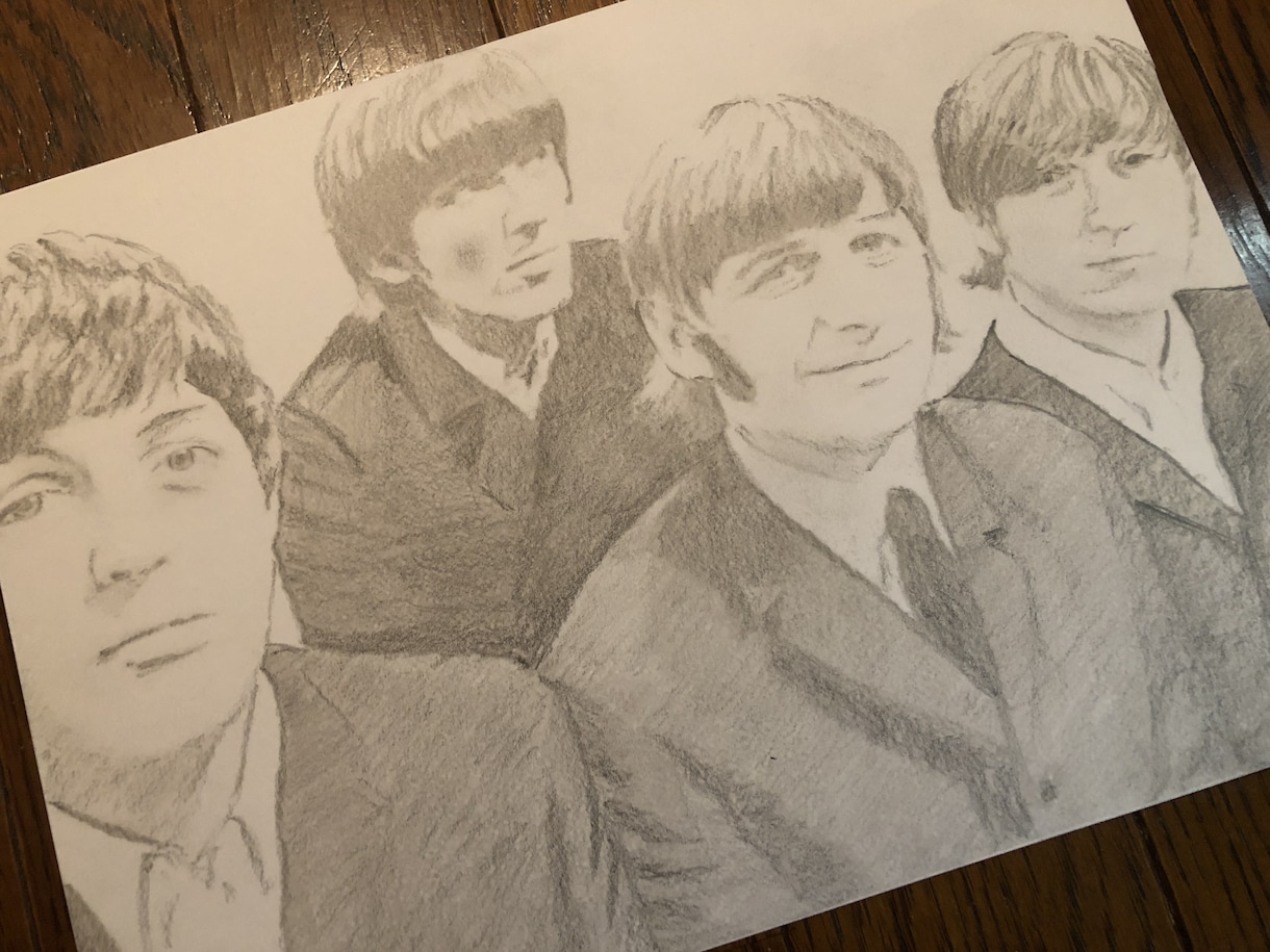 写真をもとに鉛筆画をお描きします 大切な方へのプレゼントにいかがですか？ イメージ1