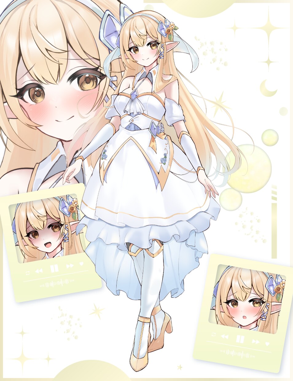 最短7日納品　立ち絵・パーツ分け制作いたします Vtuberさまの配信、ゲームやTRPGの立ち絵などに！ イメージ7