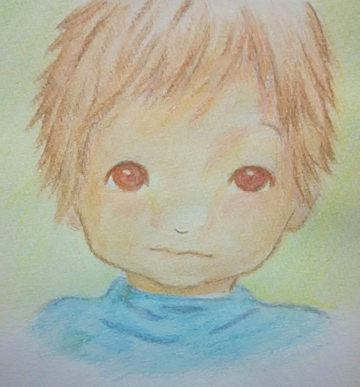 水彩色鉛筆で似顔絵をお描きします お祝いや記念の品におすすめです！ イメージ1