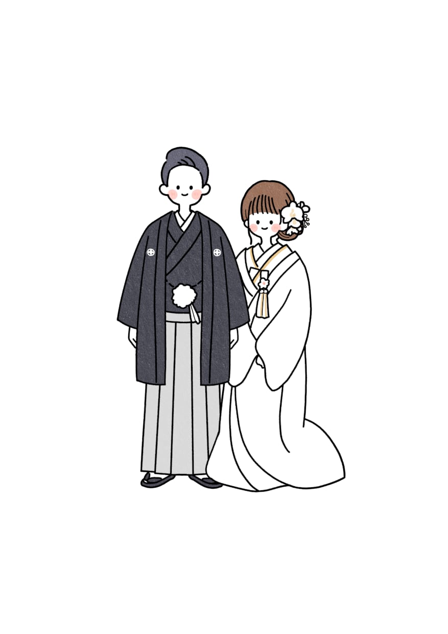 ウェルカムボード＆結婚式イラスト制作します おしゃれで可愛いシンプルなウェディングイラスト イメージ5