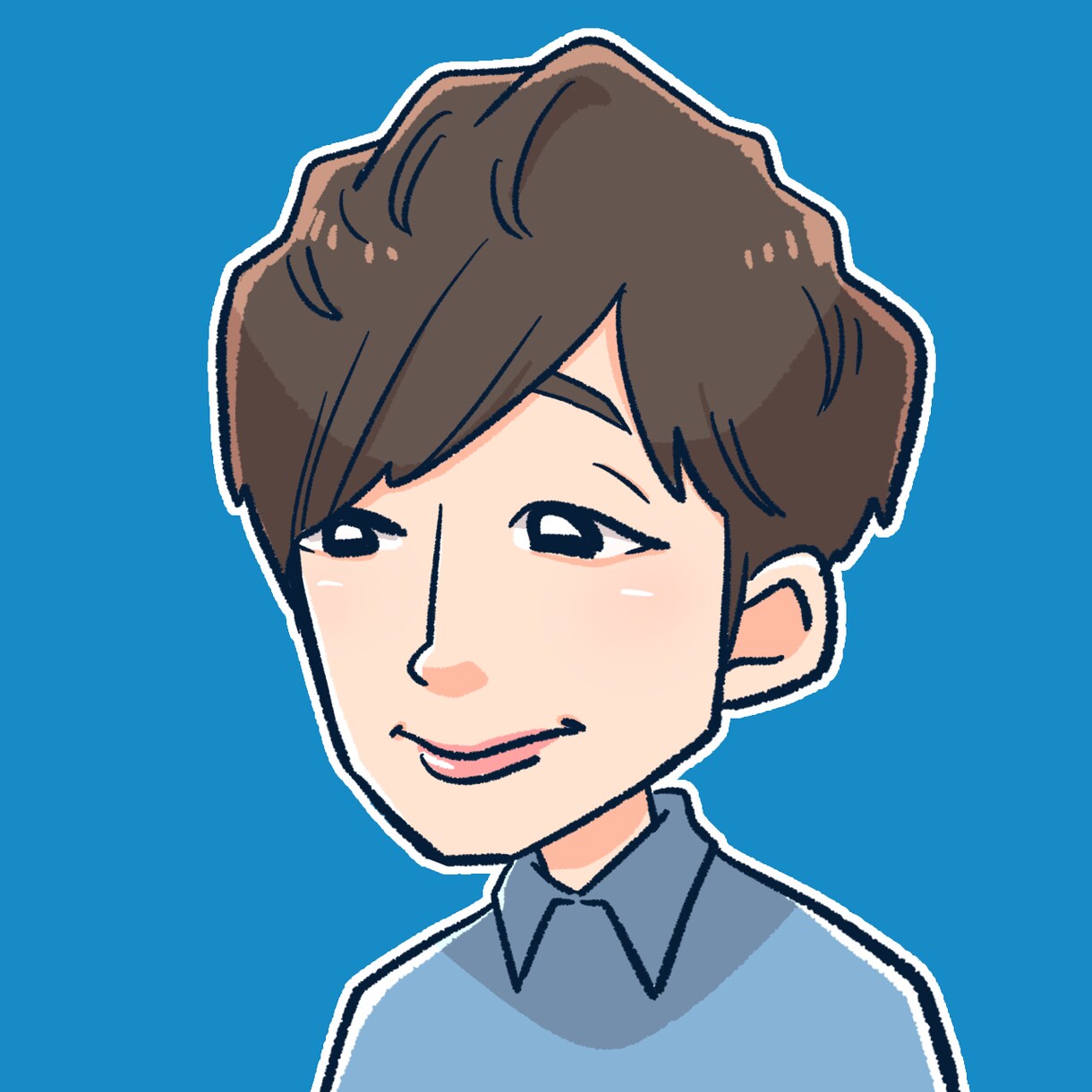 ポップ！イラスト風！な似顔絵アイコン描きます SNS用アイコンなどにご利用いただけます！ イメージ3