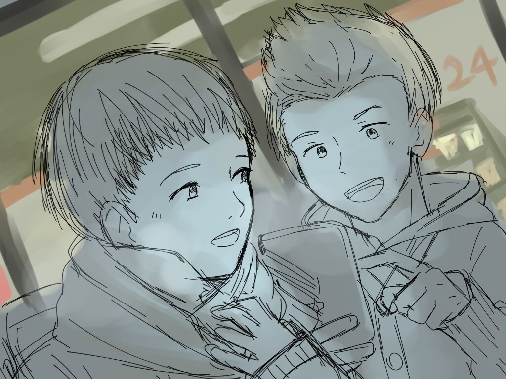 スケッチ風のイラストを提供いたします 可愛らしいアナログ風のイラスト作成いたします。 イメージ1