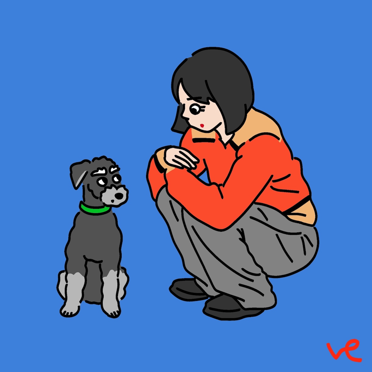 ワンちゃんの似顔絵描いてます ワンちゃんだけもOK！飼い主様と一緒もOK！ イメージ2