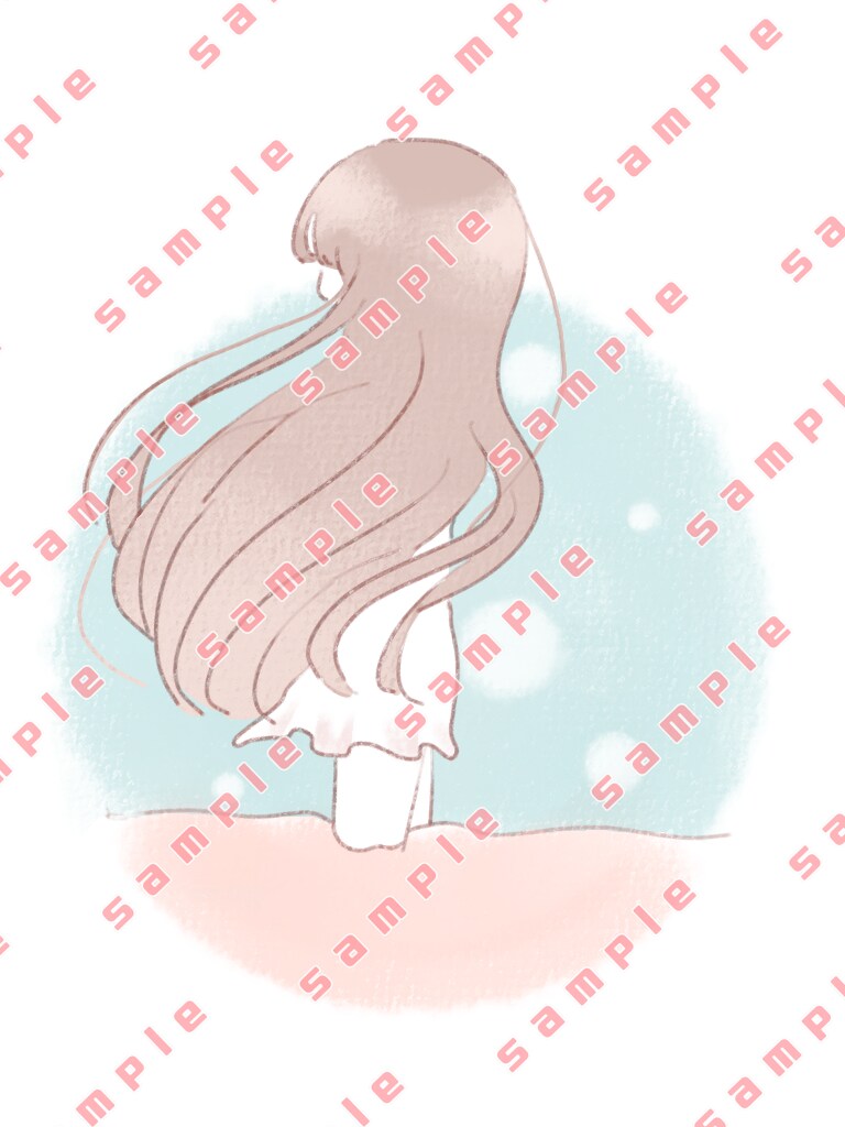 かわいいゆるふわ・ほんわかなイラスト描きます 雰囲気が気に入った方ぜひどうぞ シンプルな儚げイラスト イメージ3