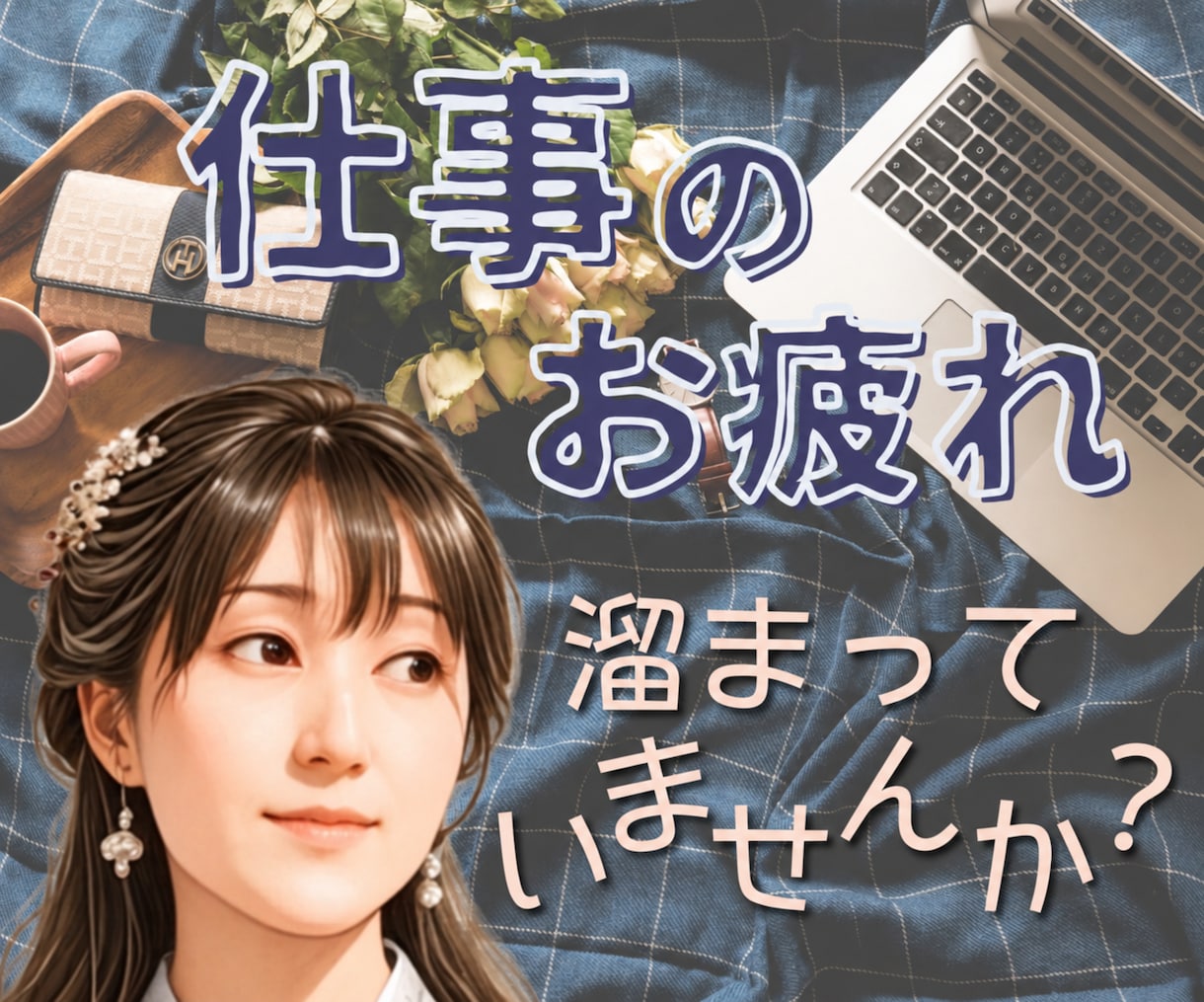 頑張りすぎのあなた 疲れた心と体 そっと緩めます 頑張らないと...弱音を吐けない...たまには泣き言もあり！ イメージ1