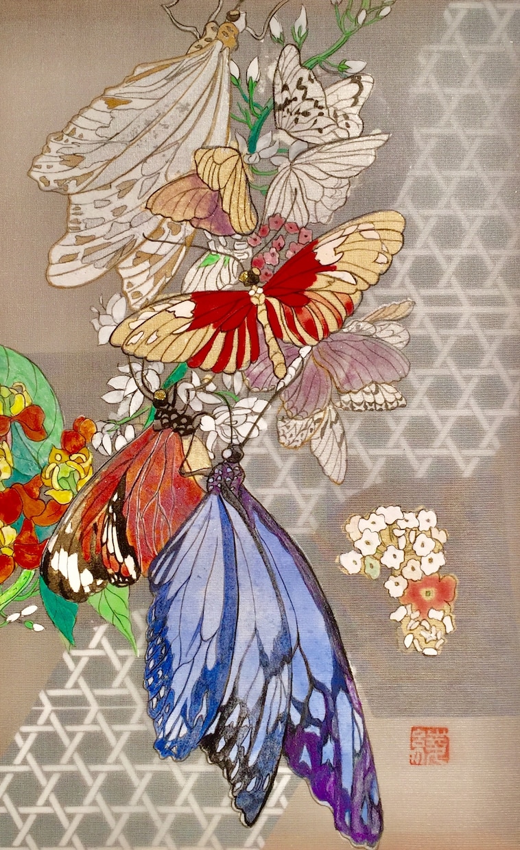 日本画作成します 一点ものの絵画で空間を華やかに イメージ6