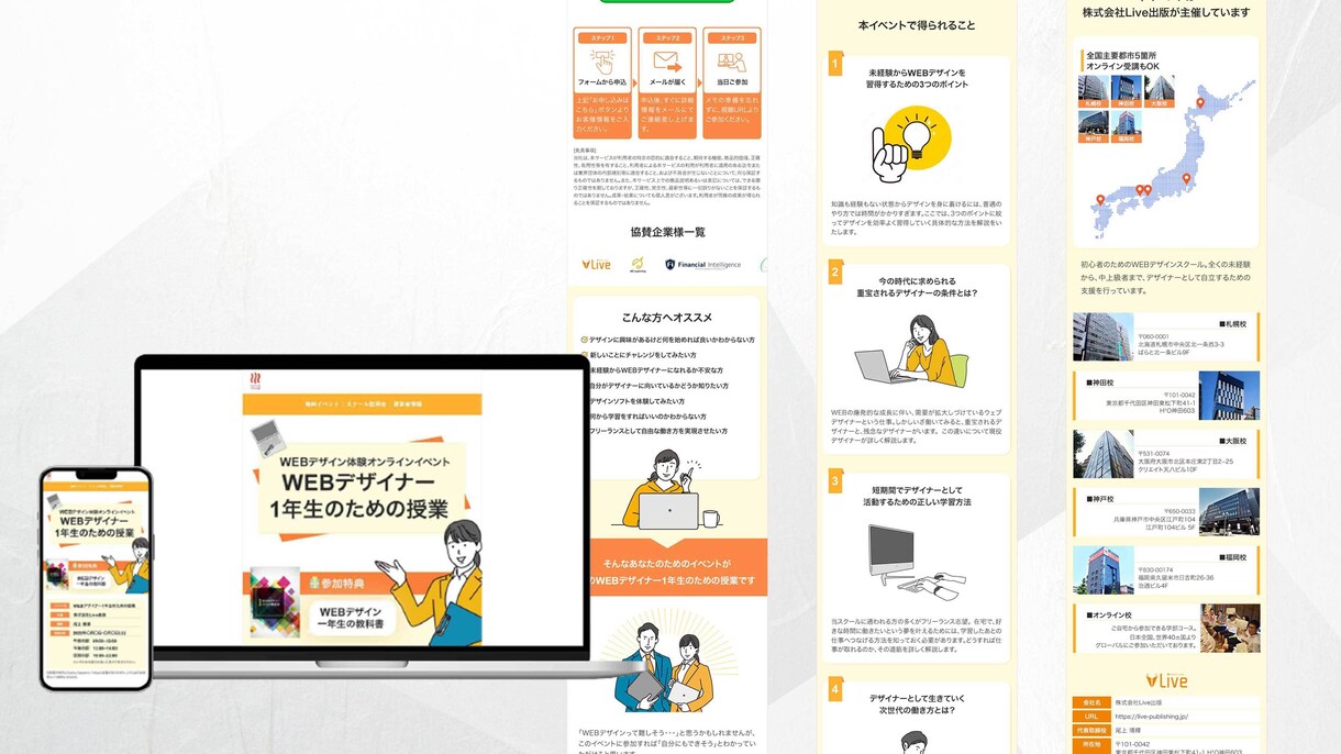 原稿＋デザイン込みで高品質LPを4万円で制作します ライター歴13年のデザイナーが集客力の高いLPを作ります イメージ4