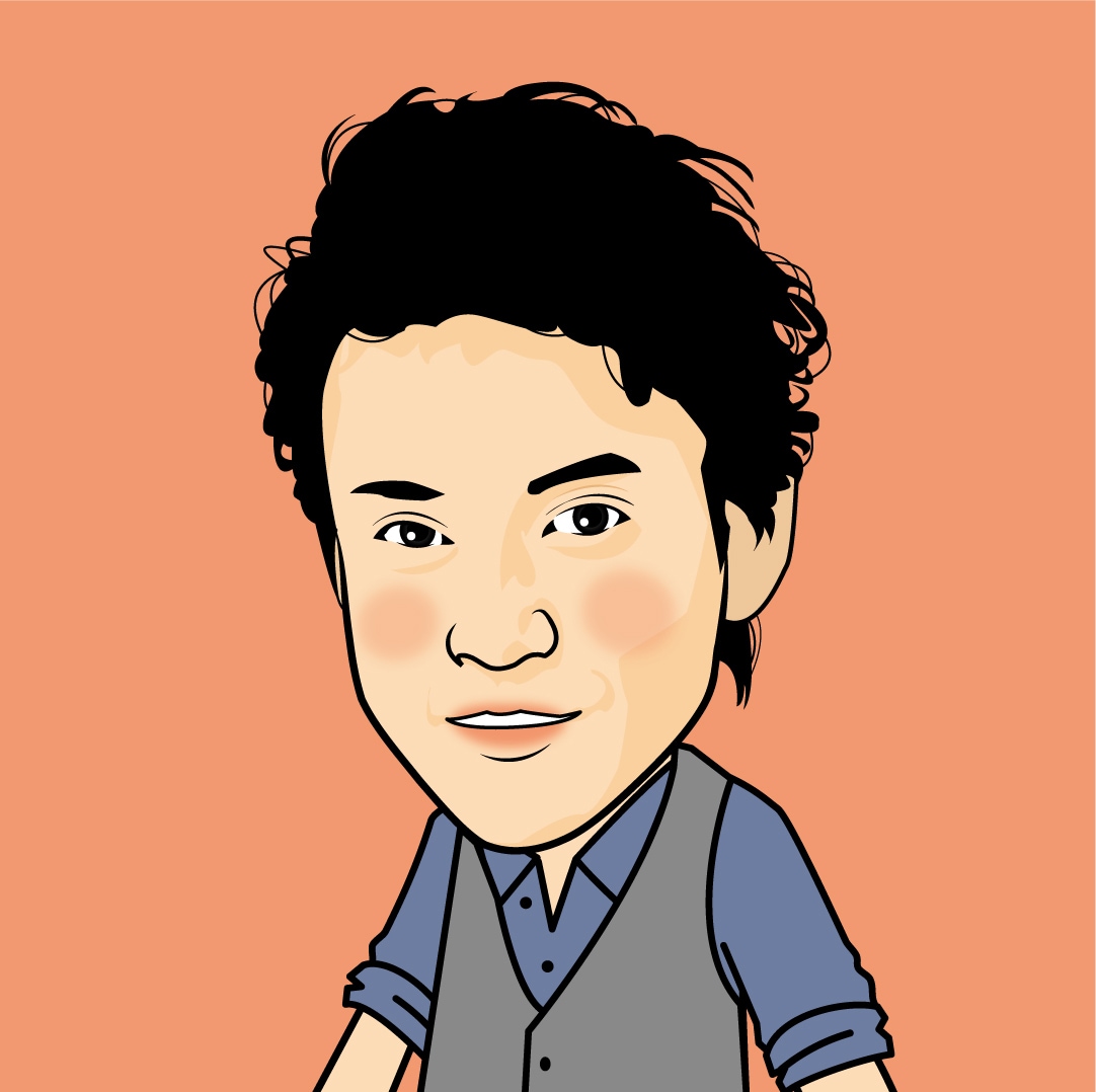 写真をもとに★２頭身似顔絵お描きします 店舗名刺やSNSのアイコンなどなど イメージ1
