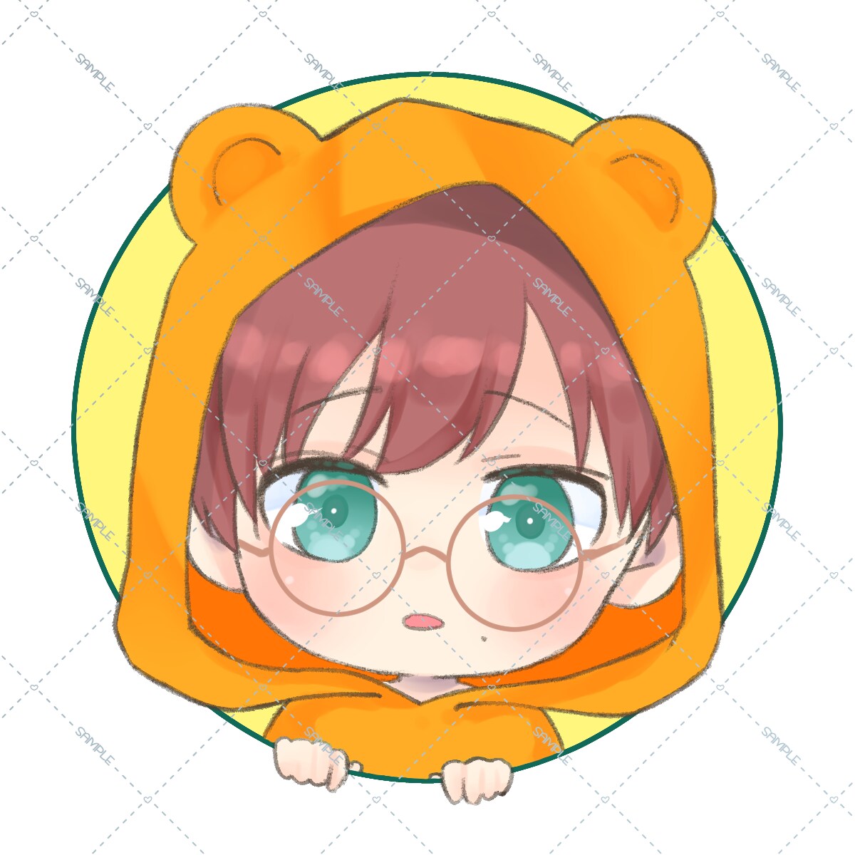選べてかわいいパーカー量産アイコン描きます 選べるけもみみパーカー！色も選べて組み合わせで雰囲気かわる！ イメージ1