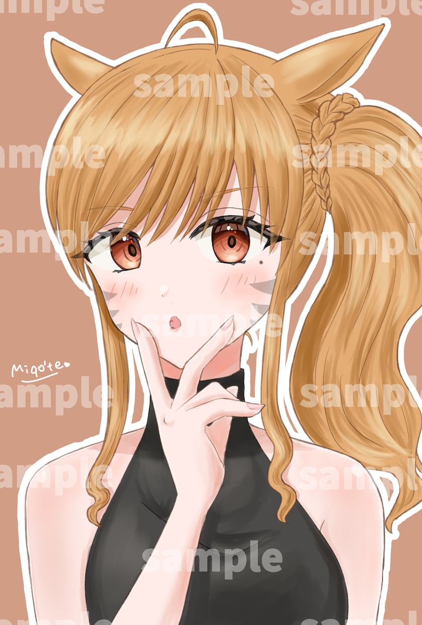絵柄を寄せたかわいいイラストで印象をアップさせます アイコン・サムネイル等に！Vtuberさんの活動をお手伝い！ イメージ3