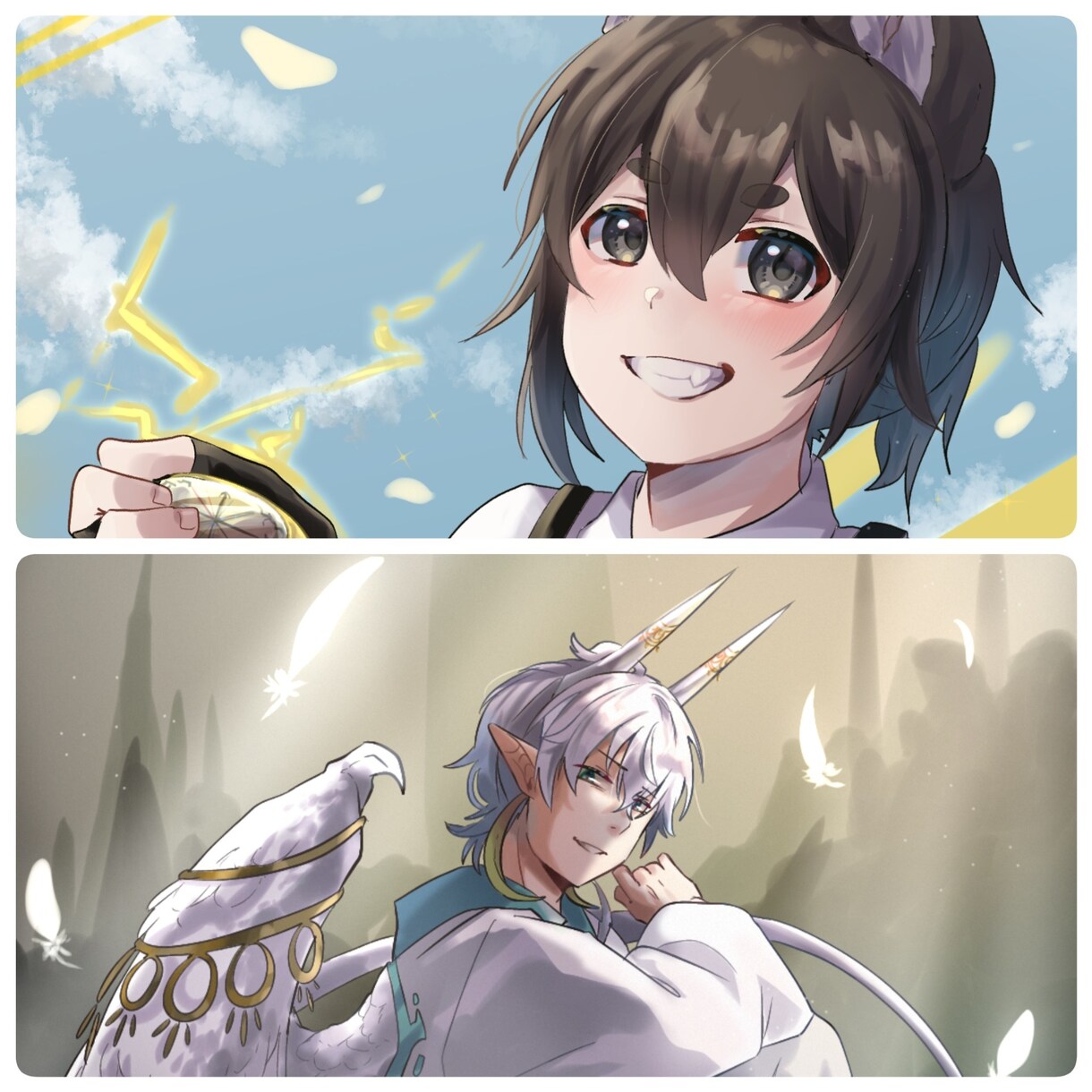 5名様限定価格！美麗なブラシ塗りでイラスト描きます 立ち絵、スチル、配信用イラスト、SNSアイコン等制作します！ イメージ6