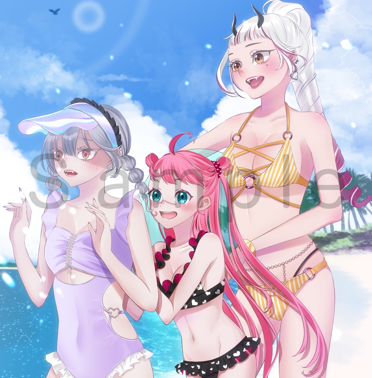 4,000円~  立ち絵から一枚絵まで描きます キャラデザ（VTuber）・SDキャラ・一枚絵・背景 イメージ5