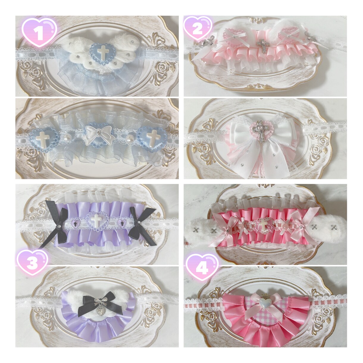 ぬいぐるみ用ヘッドドレス＆スタイを作成します セミオーダー形式にて作成させて頂きます♡ イメージ1