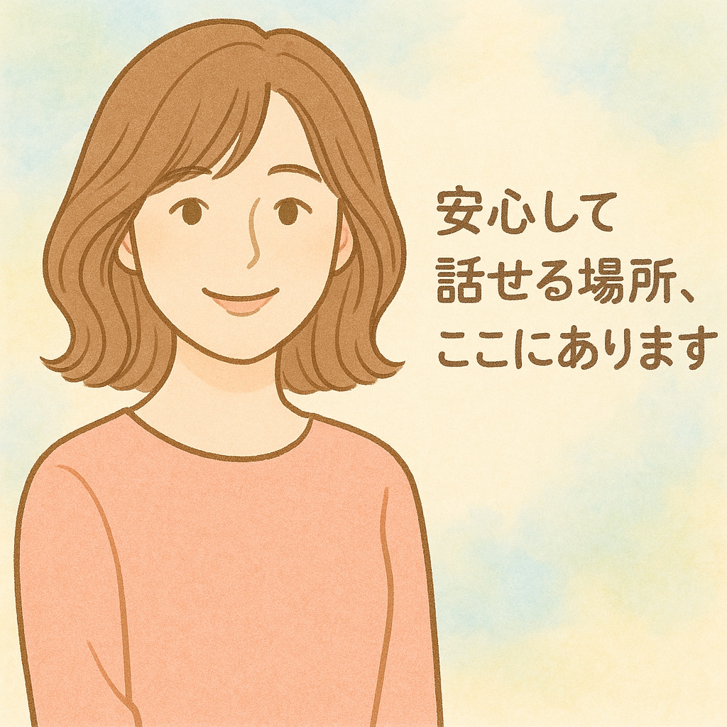 経験者があなたの気持ちを受け止めま聞きます 誰にも言えない気持ち経験者だからあなたの言葉を受け止めます。 イメージ2