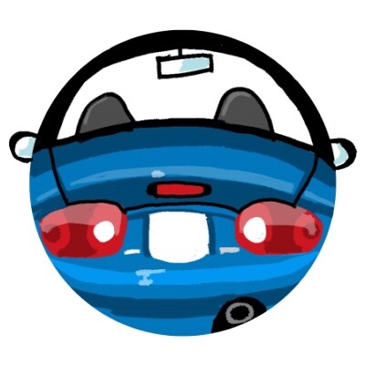 丸いアイコンイラスト作成　あなたのお車を　サンプルのようなイラストに＾＾ イメージ1