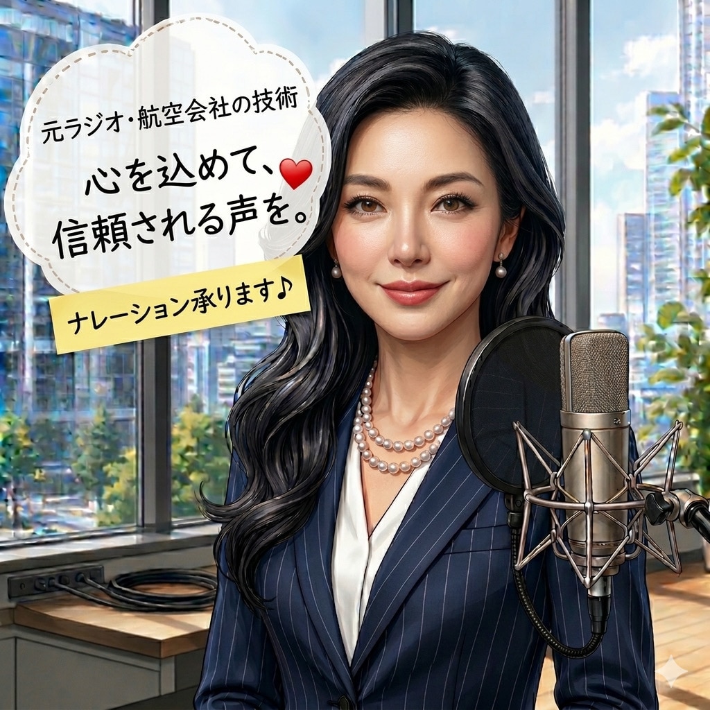 エアライン風や関西弁など多彩な声を提供します 日本語・英語・関西弁ＯＫ！用途に合わせた音声をお届けします！ イメージ1