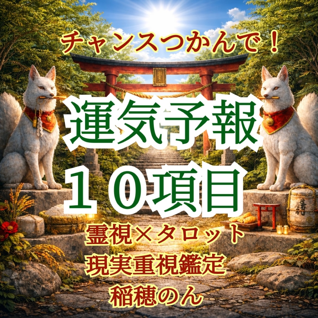 チャンスつかんで！運気予報10項目お伝えします 良日/悪日/人間関係/仕事/金運/恋愛/オラクルメッセージ付 イメージ1