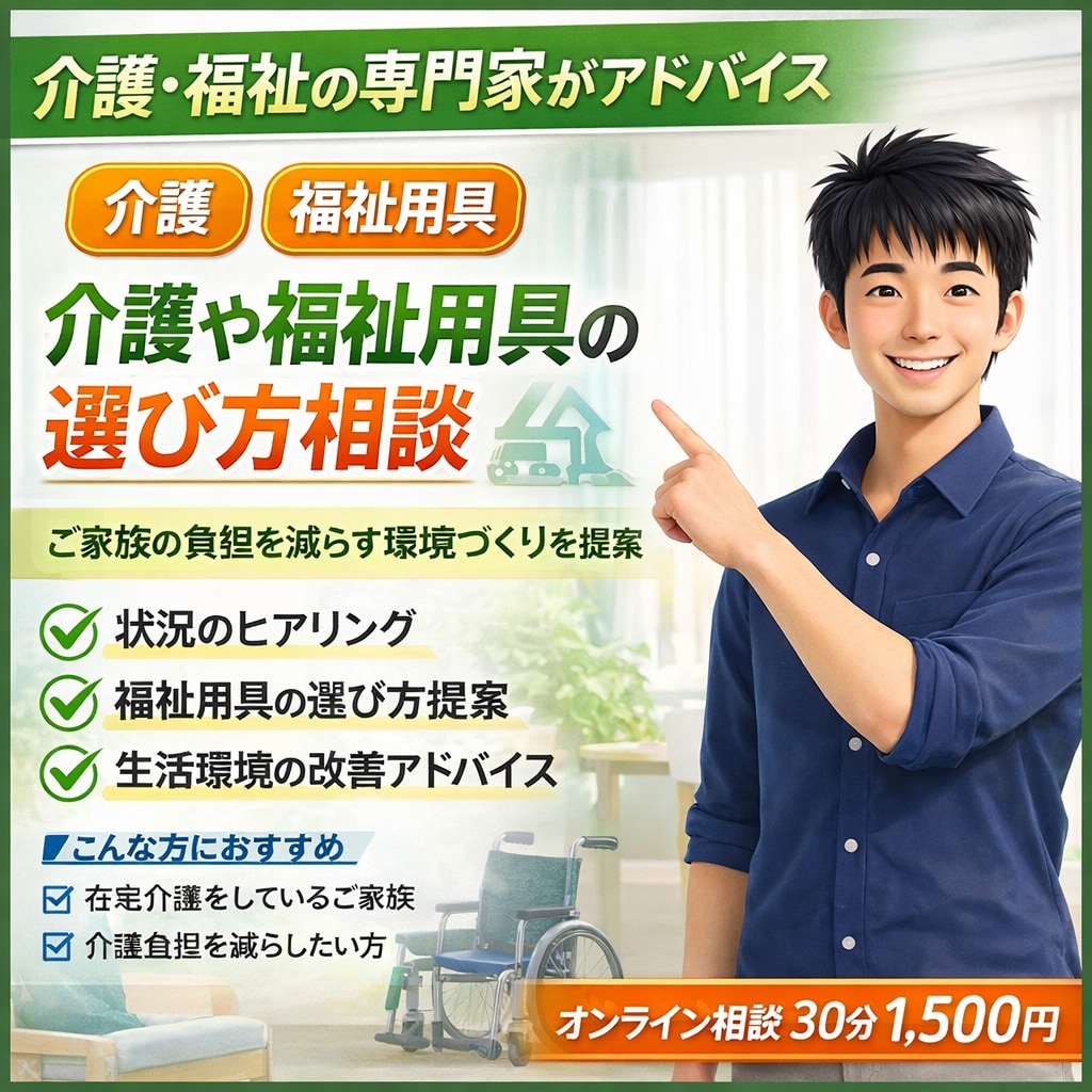 介護と福祉用具の選び方相談承ります 負担を減らす環境づくりを専門家が提案 イメージ1