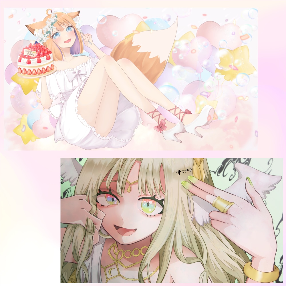 イラスト全般お受けします アイコン・立ち絵・挿絵・MV・サムネイルなど様々な用途に イメージ4