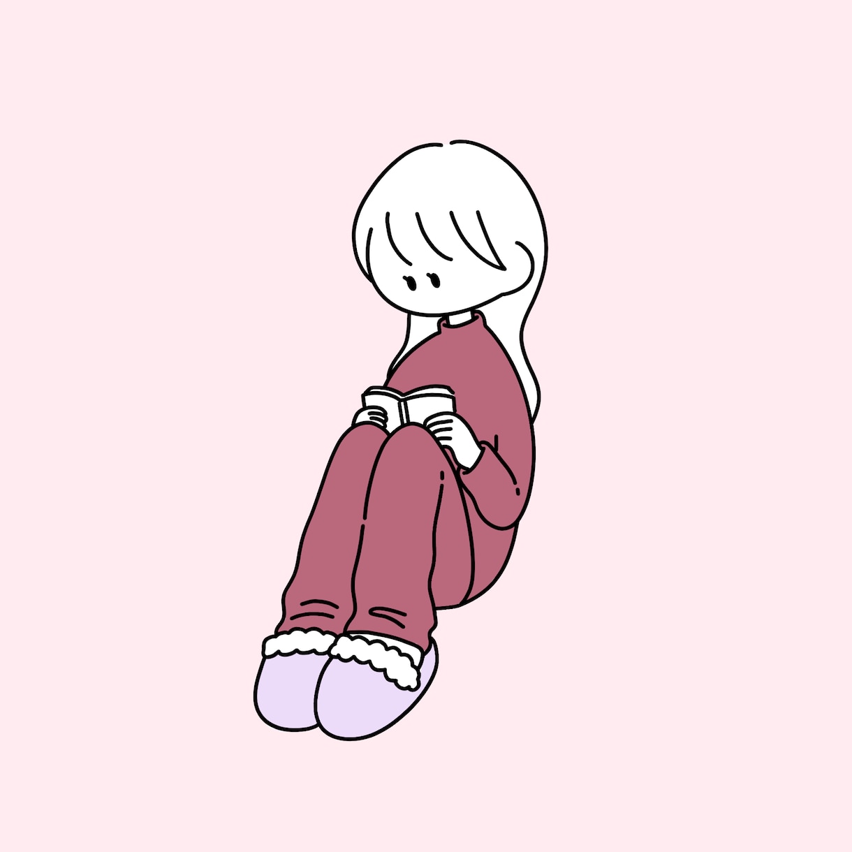淡色シンプルイラスト描きます シュール・余白・淡色で可愛い|丁寧なヒアリング |低価格 イメージ4