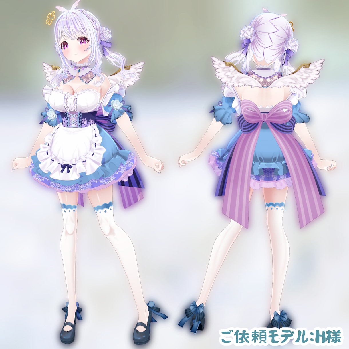 オリジナル3Dキャラモデル制作します 商用OK！VRM・VRChatやUEなどゲーム使用も対応 イメージ2