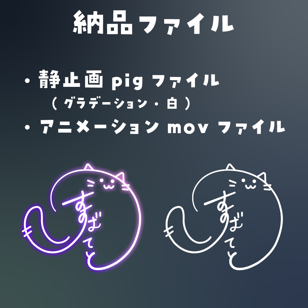 動く！オリジナルサインを制作します 世界にひとつだけのオリジナルサインを制作いたします！ イメージ4