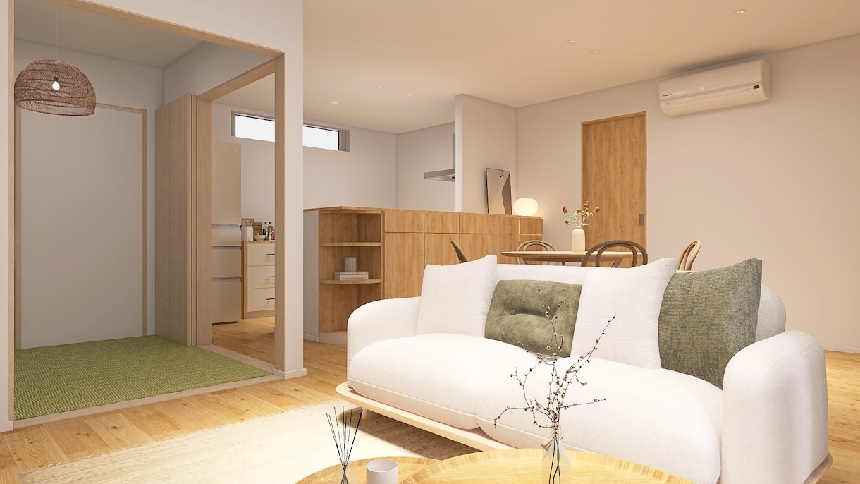 高画質3DCGパース付きで内装添削します 住宅展示場モデルハウスも担当するプロが、内装の最終確認します イメージ8