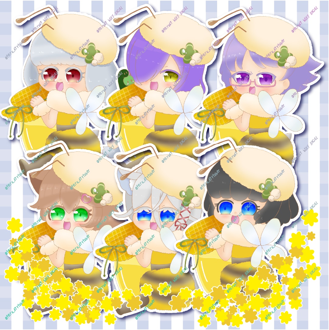 春にっぴたりなキャライラスト描きます アイコン用の背景付きで春を感じられる！商用利用可能！ イメージ4