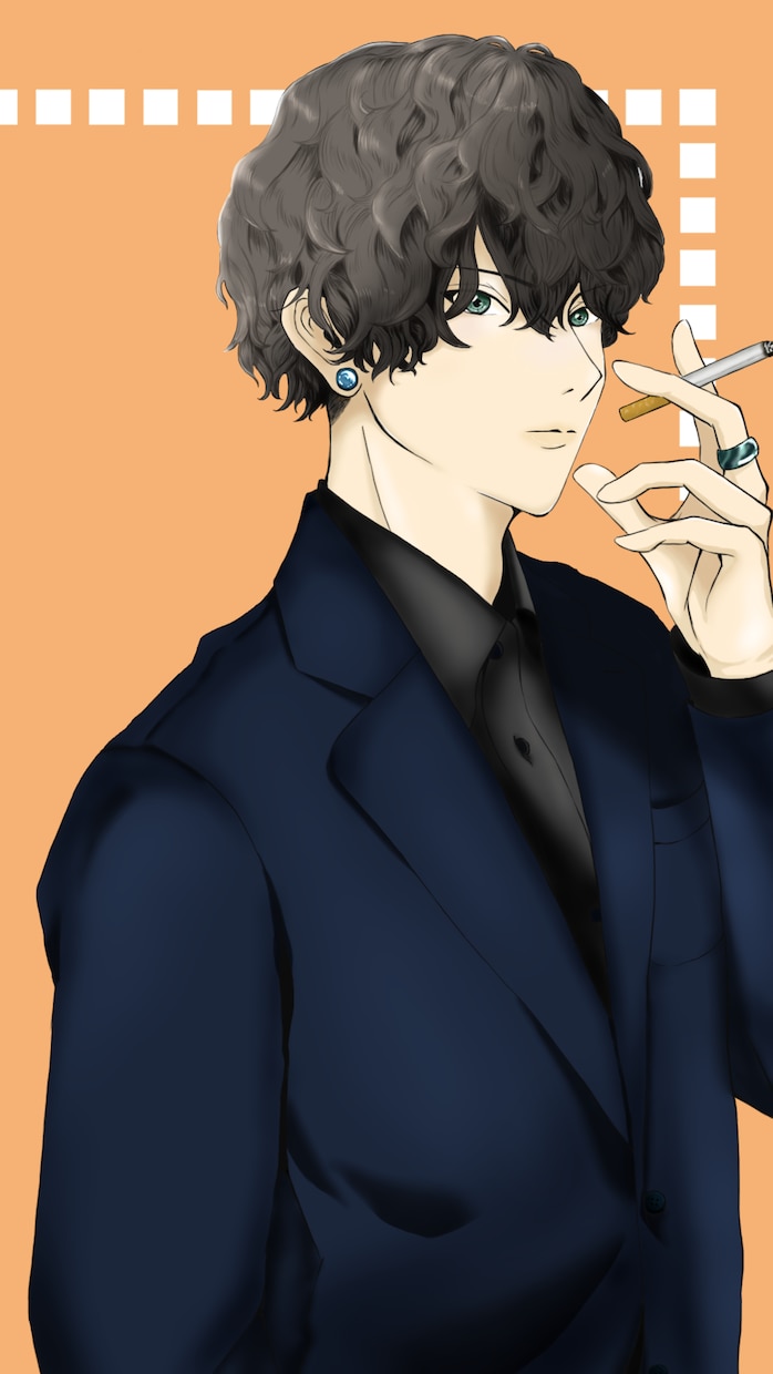 男も女もかっこいい絵描きます イケメン マニッシュ絵描きます！満足いくキャラを作成します イメージ2