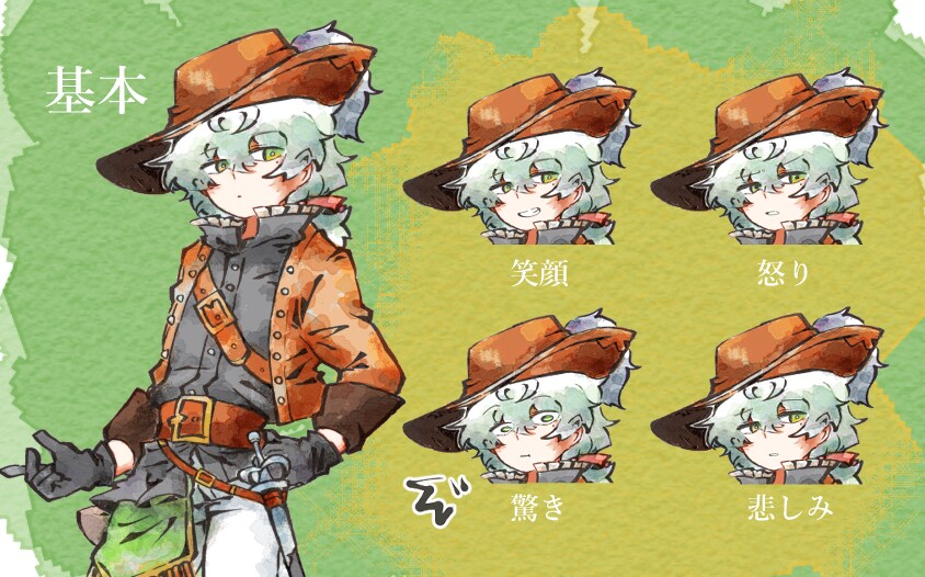 TRPG等、創作キャラの立ち絵イラストを制作します TRPG、ゲームや動画等にも！貴方だけの立ち絵を提供します イメージ2