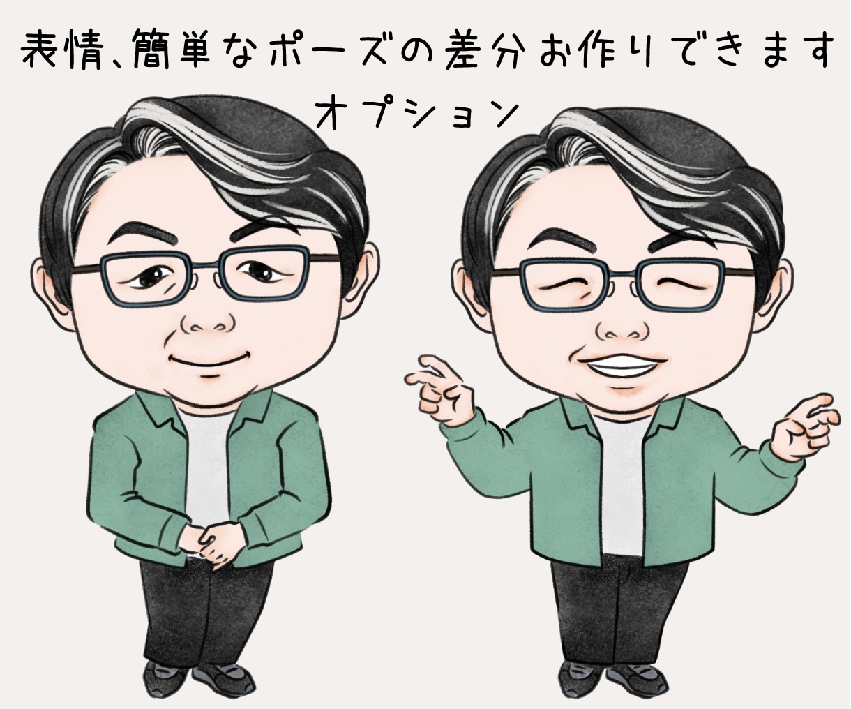 リアル調からマンガ調まで、似顔絵をお描きします 堅過ぎず柔らか過ぎないフルカラーイラスト イメージ6