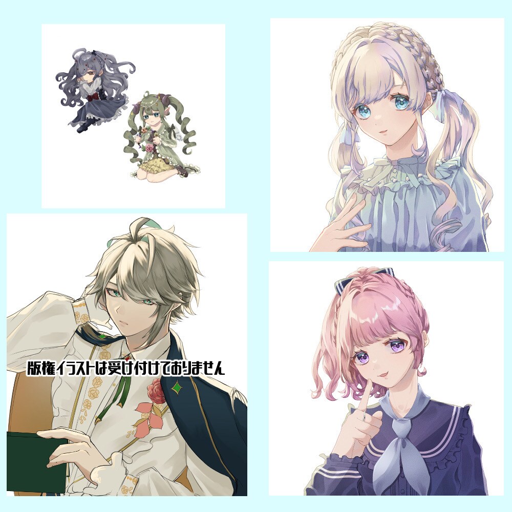 繊細で鮮やかなイラストをお描き致します アイコンやサムネイル等に是非(❁ᴗ͈ˬᴗ͈) イメージ3
