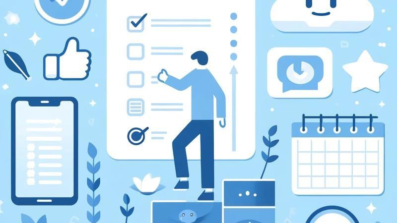 やりたい行動がうまくできない人をサポートします 習慣化や目標管理が苦手な人向け。ステップ毎に細かく分解します イメージ1