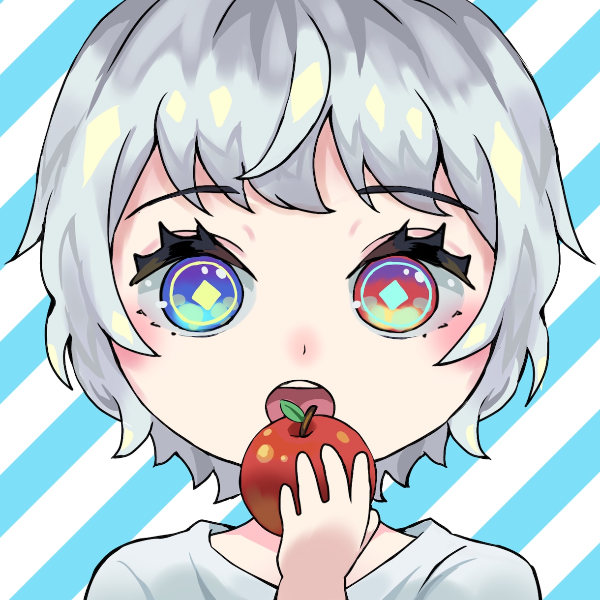 ミニキャラアイコン描きます キリッとしたテイストでかわいらしく描きます！ イメージ1