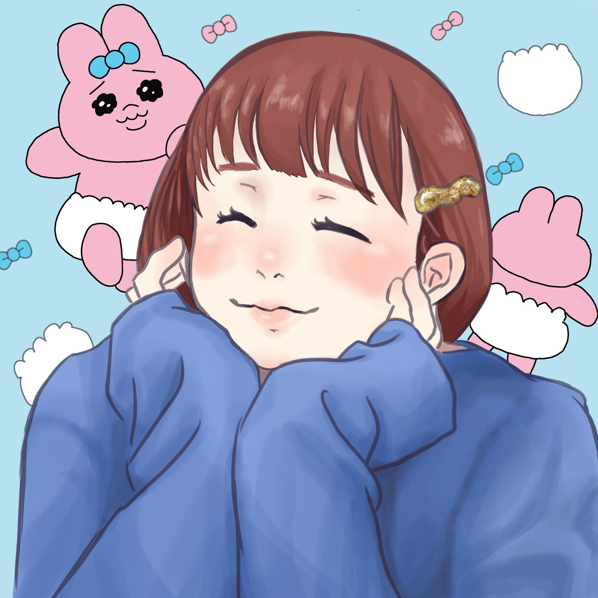 実績欲しいので良心的な価格でアイコン描きます かわいいけどかわいすぎないイラストを描きます！ イメージ1