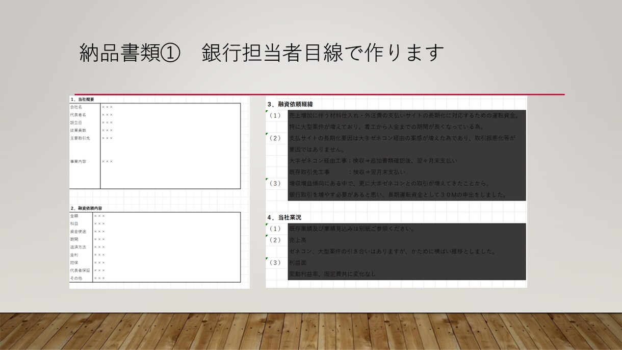 銀行融資の「説明が足りない」を、実務目線で整えます 事業計画書ではなく、銀行の稟議が通る状態を作る イメージ3