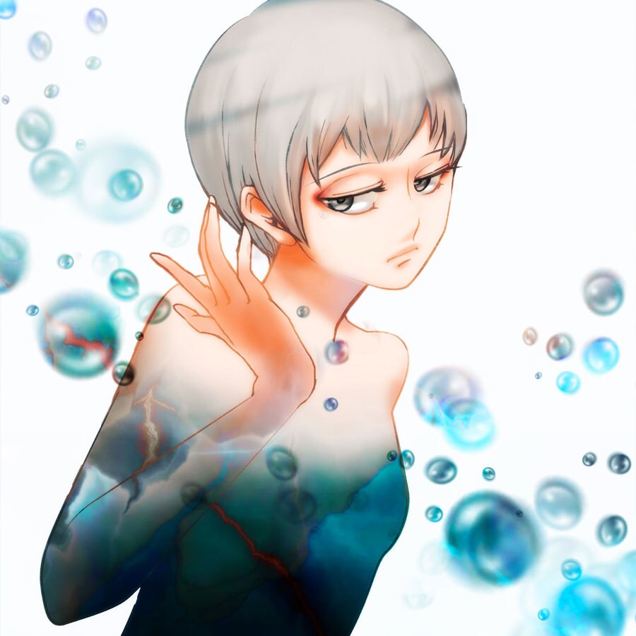 表紙、ポスターイラストなど描かせていただきます キャラクターデザイン、背景、エフェクトなど対応いたします イメージ1