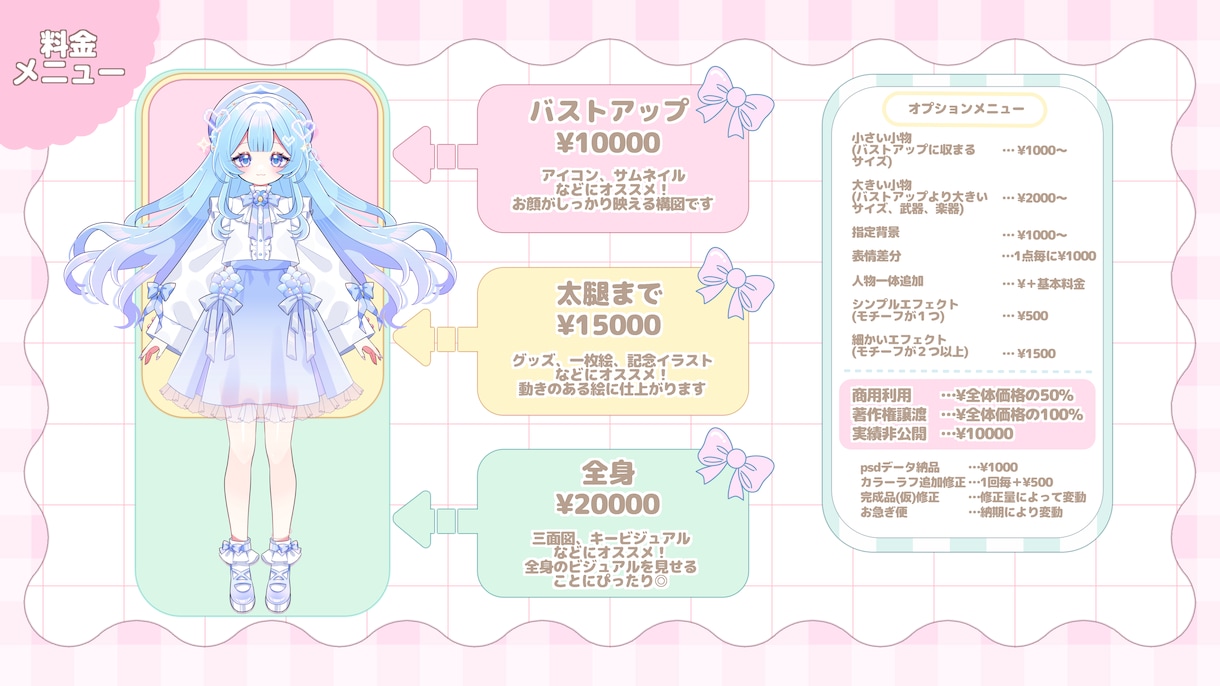 パッと目を惹くキラキラかわいいイラストお描きします ˗ˏˋ企業実績多数！ˎˊ˗|サムネ|返礼品・グッズ|1枚絵| イメージ2