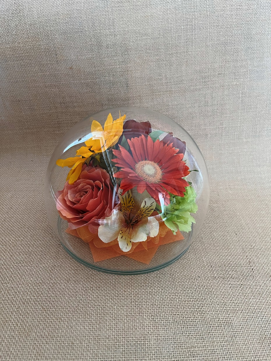 ブーケや記念のお花をドライフラワーに加工します 『要事前連絡』♡︎ʾʾ【 ボール型・ドーム型各1個】 イメージ8
