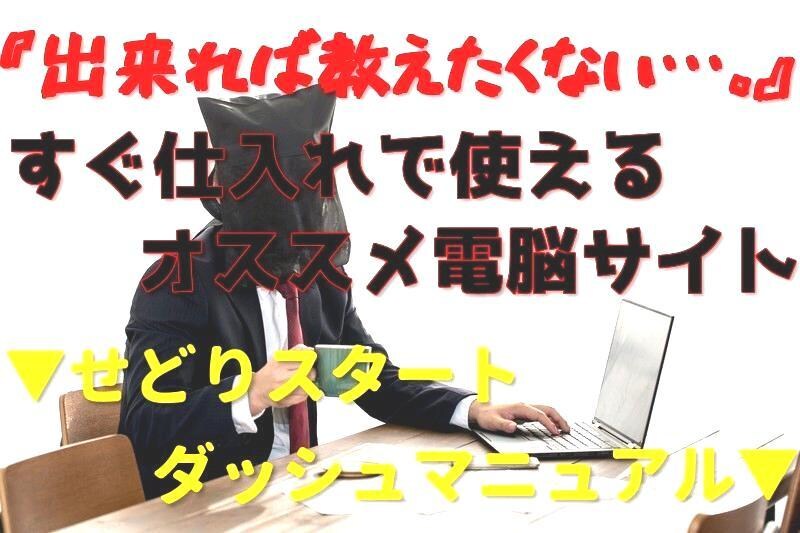 隠れた電脳仕入れ店舗教えます 電脳仕入れに使える隠れたネットショップを提供★ イメージ1