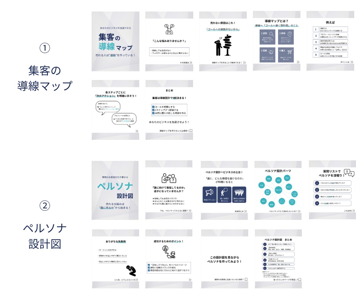 わかりやすい投稿テンプレ販売します ビジネス系専用 インスタ× 図解テンプレ100枚セット イメージ4