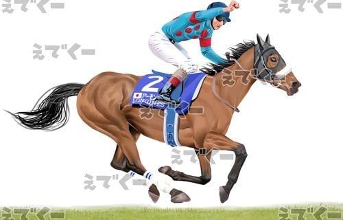 競馬のイラスト何でも制作します 好きな馬、好きな騎手、好きなレース、どんな依頼でも制作OK！ イメージ5