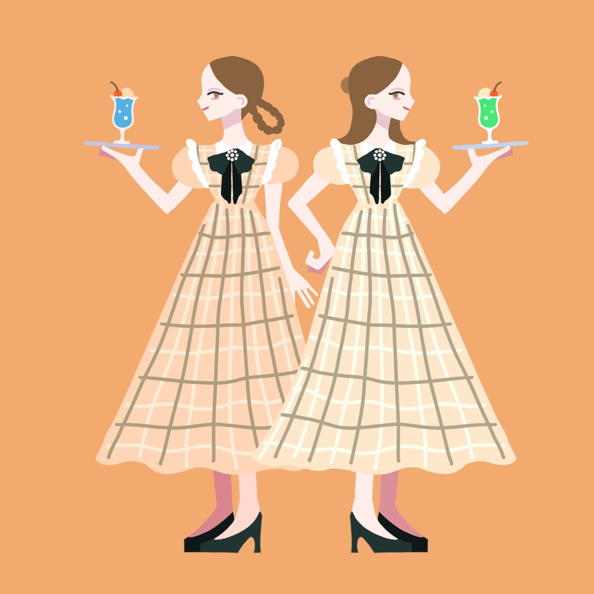 フラットでかわいいイラスト描きます あなたのために素敵なイラストお描きします！ イメージ10