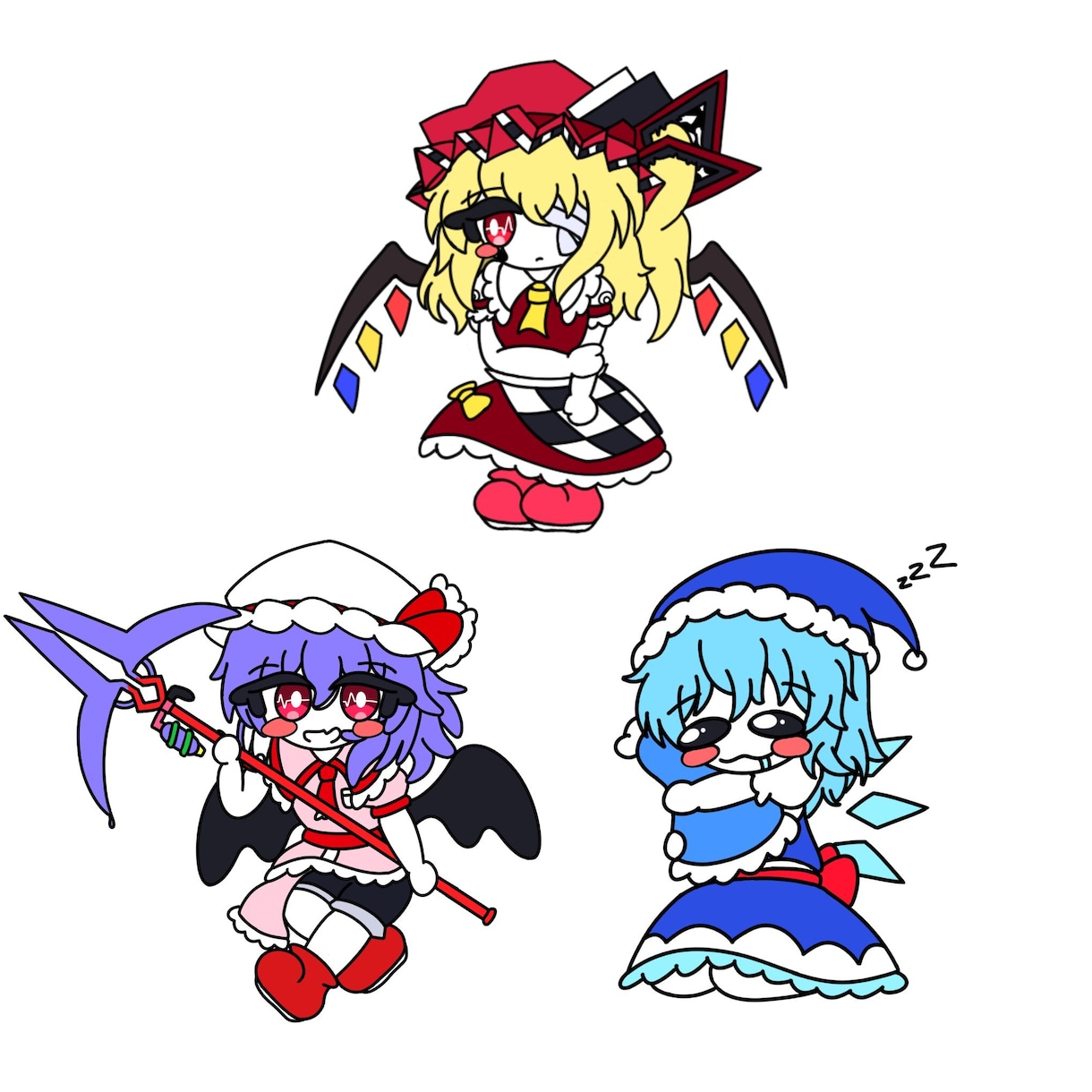 可愛いデフォルメイラストお描きします 配信者様やご家族などを可愛いデフォルメイラストに！ イメージ2