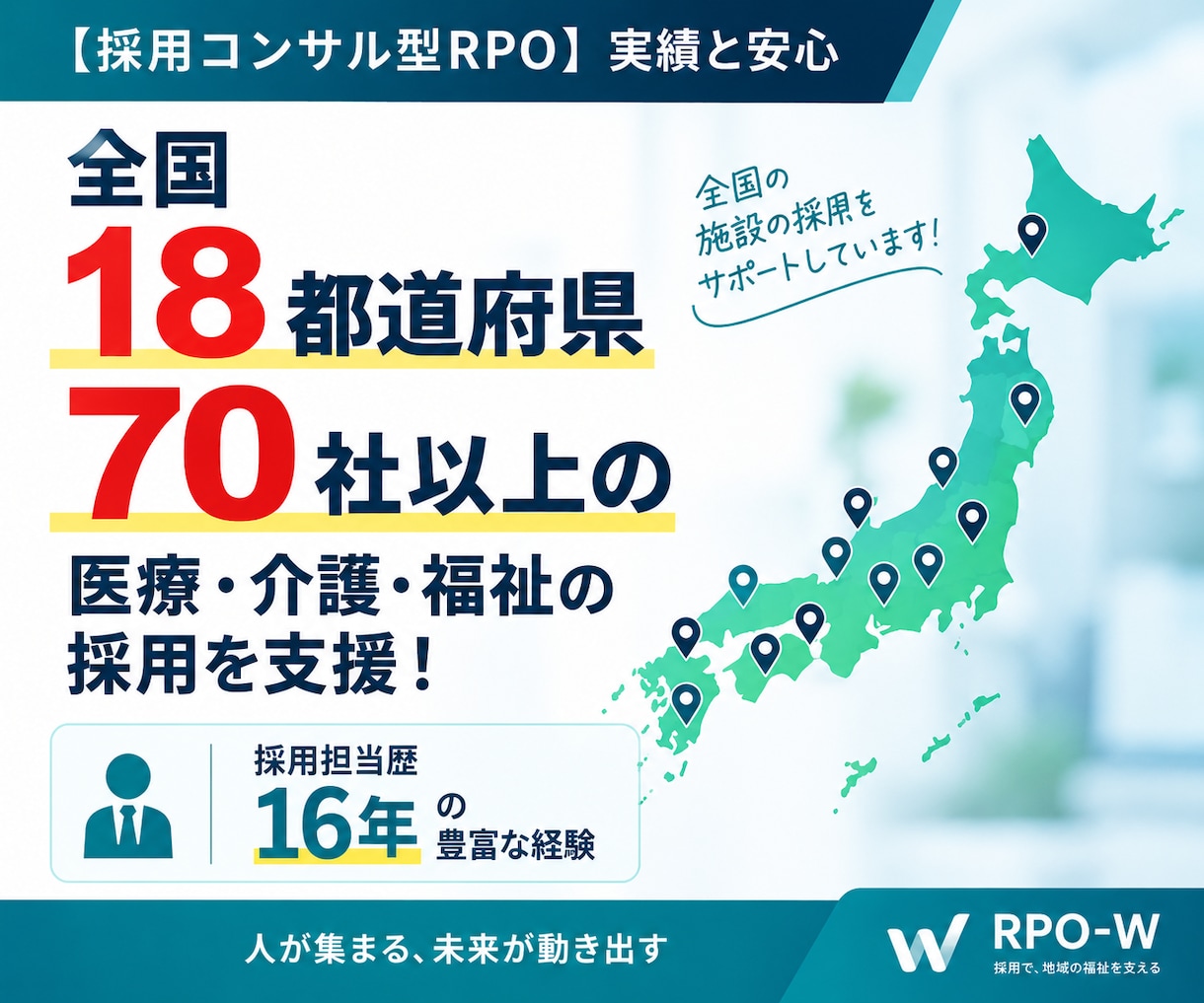 ジョブメドレー運用を30日間まるごと代行します ｜求人改善＋スカウト最大200通｜応募0なら2週間無料延長 イメージ2